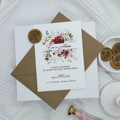 Svatební oznámení Garden 2 – Zboží Dáma