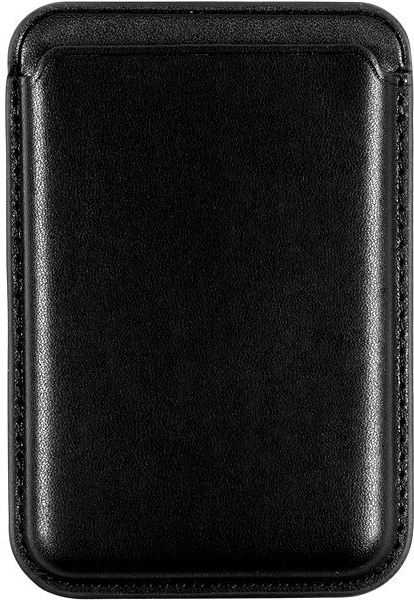 Pouzdro AlzaGuard PU Leather Card Wallet Compatible with Magsafe černé