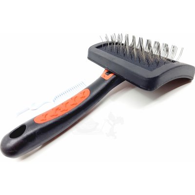 Bubu pets Kartáč vyčesávací se zahnutými drátky S 8 x 5,5 x 14,5 cm – Zboží Dáma