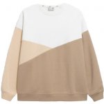 4F dámská mikina BLD013 H4L22 82S LIGHT BROWN hnědá – Zbozi.Blesk.cz