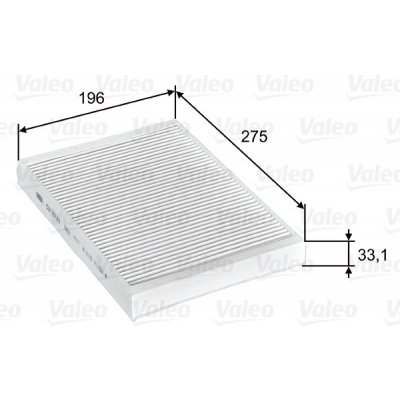 Filtr, vzduch v interiéru VALEO 715597 – Hledejceny.cz