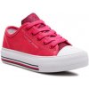 Dětské tenisky Tommy Hilfiger Low Cut Lace-Up Sneaker T3A9-33185-1687 růžová