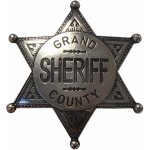 Denix Replika odznak, hvězda šerifská, Grand Country, stříbrná – Zboží Dáma
