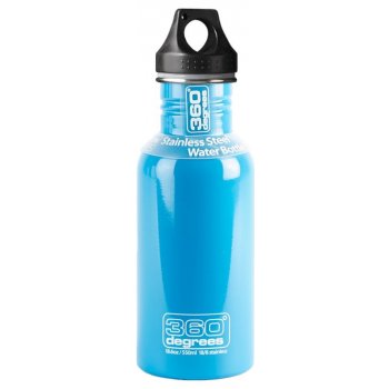 360° Stainless Drink Kids Bottle with Kids Flip Cap Sky Blue 350 ml