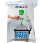 Brabantia PerfectFit pytle 23-30 L G – 40ks sáčků v roli 18µm – Hledejceny.cz