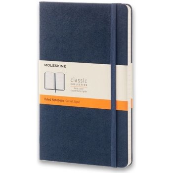 Moleskine Zápisník měkké desky A5 linkovaný modrý
