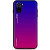 Pouzdro TopQ LUXURY Xiaomi Redmi Note 10 pevný duhový fialový