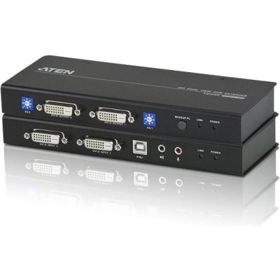 Aten CE-604 Extender USB, DVI Dual Vie až 60m – Hledejceny.cz