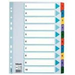 Zesílené kartonové rejstříky Esselte Mylar, A4, Mix barev – Hledejceny.cz
