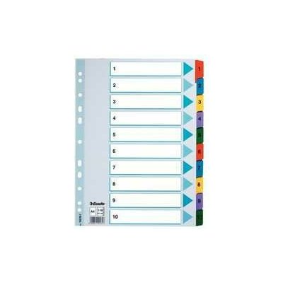 Zesílené kartonové rejstříky Esselte Mylar, A4, Mix barev – Hledejceny.cz