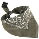 Šátek bandana western olivový – Zboží Dáma