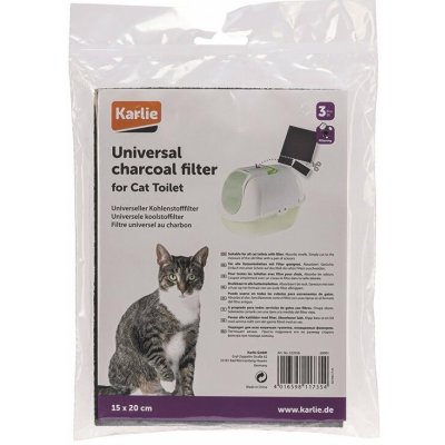 Karlie-Flamingo Filtr do kočičí toalety univerzální 15 x 20 cm 3 ks – Zboží Dáma Karlie-Flamingo Filtr do kočičí toalety univerzální 15 x 20 cm 3 ks – Zboží Dáma
