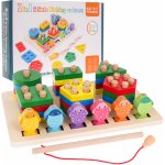 RKToys Dřevěná sada 2v1 a Chytání rybiček – Zboží Dáma