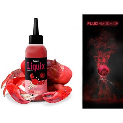 Delphin Fluo Dip D SNAX LiquiX Krab Krill Dip 100 ml – Hledejceny.cz