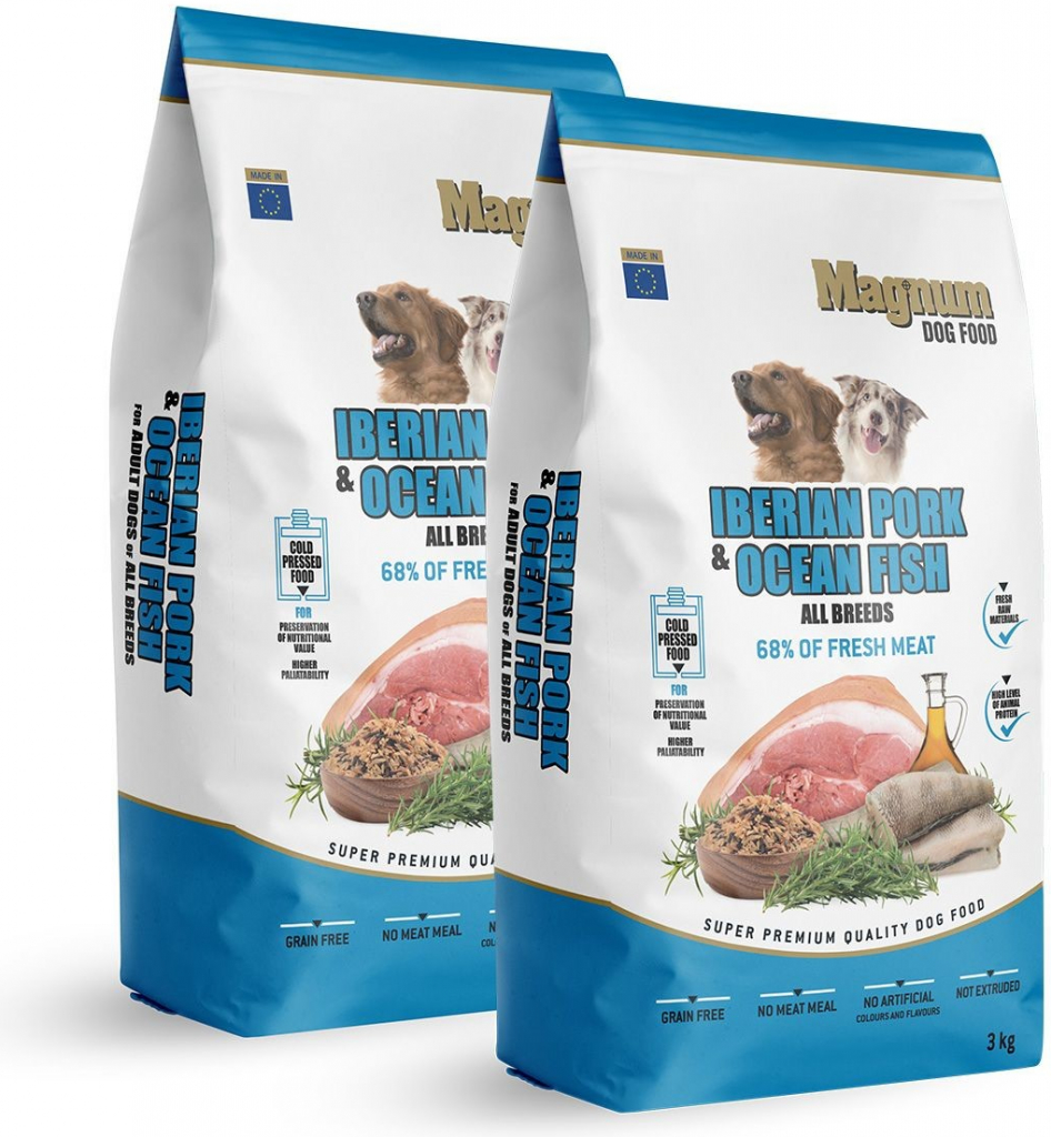 Magnum Iberian Pork & Ocean Fish All Breed 2 x 3 kg