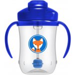 Dr.Brown's hrnek s brčkem s držadly modrý 270 ml – Sleviste.cz