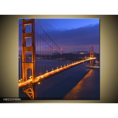 Obraz - Golden Gate Bridge, jednodílný 40x40 cm