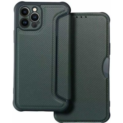 Coolcase Carbon Apple iPhone 12 Pro tmavě zelené – Zbozi.Blesk.cz