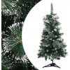 Vánoční stromek zahrada-XL Umělý vánoční stromek se stojanem zelenobílý 90 cm PVC