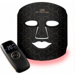 PALSAR7 Nabíjecí silikonová ošetřující LED maska na obličej černá – Zboží Dáma