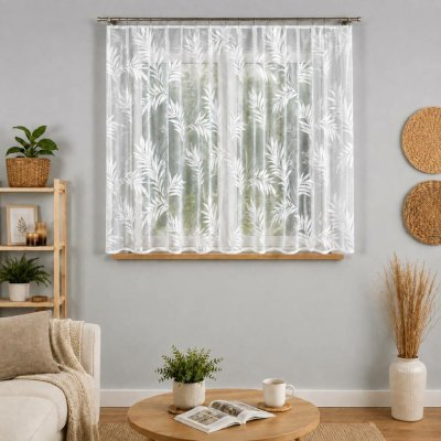Dekorační krátká záclona na žabky KAJA 300x160 cm MyBestHome – Hledejceny.cz