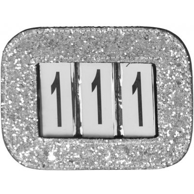 Horka Závodní číslo se třpytky Bílá – Zboží Dáma