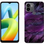 Pouzdro mmCase Gelové Xiaomi Redmi A1+/A2+ - fialová pírka – Zboží Živě