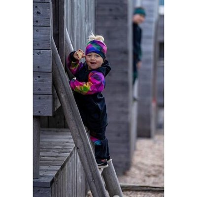 Drexiss dětský softshellový kabát Shapes colours pink – Hledejceny.cz