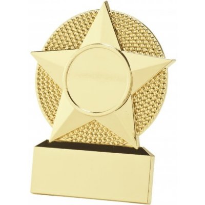 Kovová plaketa hvězda Zlatá – Sleviste.cz