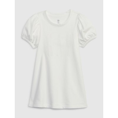 GAP Baby šaty s logem Bílá – Zboží Dáma