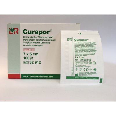Curapor Sterilní krycí náplast 7 x 5 cm 100 ks – Sleviste.cz