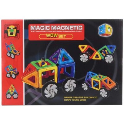 Lamps Magnetická stavebnice 16 ks – Zboží Živě