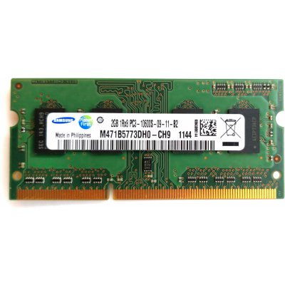 SAMSUNG 2GB DDR3 SODIMM 1333MHz CL9 M471B5773DH0-CH9 M471B5773DH0-CH9