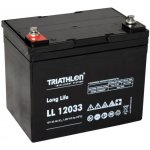 TRIATHLON LL12033 12V 33Ah long life – Zboží Mobilmania