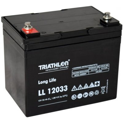 TRIATHLON LL12033 12V 33Ah long life – Zboží Mobilmania