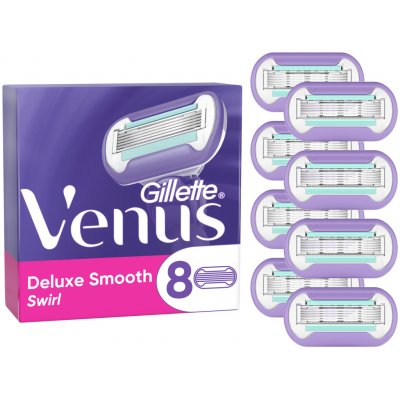 Gillette Venus Swirl Extra Smooth 8 ks – Zboží Mobilmania