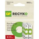 GP ReCyko AAA 950mAh 6ks 1032126090 – Zboží Živě