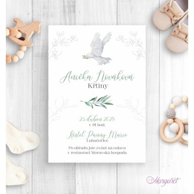 Pozvánka Křtiny motiv 1 – Zboží Dáma