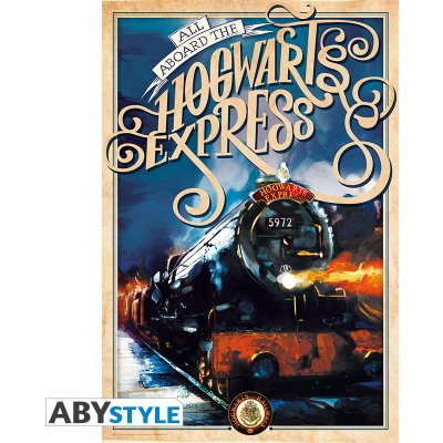 Abystyle Plakát HARRY POTTER - Bradavický Express retro (91.5x61) – Zbozi.Blesk.cz