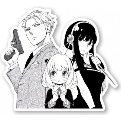 Spy x Family Samolepka Spy Family Manga Ver. – Zboží Mobilmania