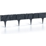 Prosperplast Zahradní palisáda Garden Stone 18,6 cm x 3,9 m antracit 5 ks – Zboží Mobilmania