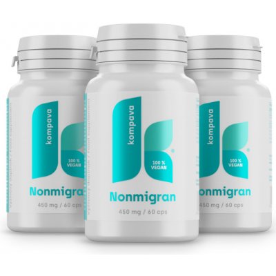 Kompava 3-balení Nonmigran 365 mg 60 kapslí – Hledejceny.cz