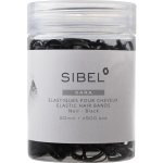 SIBEL Kara Elastic - gumičky do vlasů 500ks, průměr 20mm - černé – Zbozi.Blesk.cz