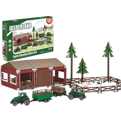 iMex Toys Sada farma se stájí, traktory a zvířaty 90ks – Zboží Dáma