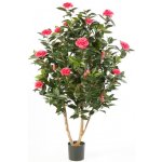 Luxusní umělý kvetoucí strom CAMELIA JAPONICA KEŘ růžový, 150 cm – Hledejceny.cz