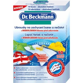 Dr. Beckmann ubrousky na zachycení barev a nečistot při praní 10 ks od 41  Kč - Heureka.cz
