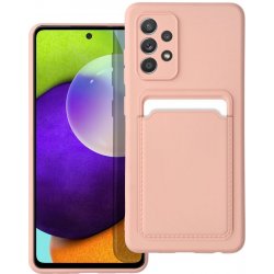 Pouzdro Forcell CARD CASE SAMSUNG GALAXY A52 5G / A52 LTE 4G / A52S růžové