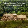 3D puzzle Robotime 3D dřevěné puzzle Parní lokomotiva Prime Steam Express 1:80 308 ks