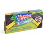 Spontex Houbička na nádobí tvarovaná Supermax, 3 ks