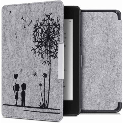 KW Mobile Felt Dandelion Love KW4848903 Pouzdro pro Amazon Kindle Paperwhite 4 2018 šedé 4063004036839 – Hledejceny.cz